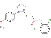 N-(2,6-dichlorophenyl)-2-{[1-(4-methoxyphenyl)-1H-tetrazol-5-yl]thio}acetamide