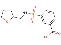 3-{[(tetrahydro-2-furanylmethyl)amino]sulfonyl}benzoic acid