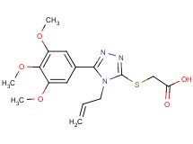 {[4-allyl-5-(3,4,5-trimethoxyphenyl)-4H-1,2,4-triazol-3-yl]thio}acetic acid