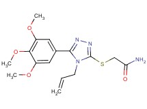 2-{[4-allyl-5-(3,4,5-trimethoxyphenyl)-4H-1,2,4-triazol-3-yl]thio}acetamide