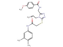 N-{[4-allyl-5-({2-[(3,4-dimethylphenyl)amino]-2-oxoethyl}thio)-4H-1,2,4-triazol-3-yl]methyl}-4-methoxybenzamide