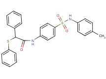 N-(4-{[(4-methylphenyl)amino]sulfonyl}phenyl)-2-phenyl-2-(phenylthio)acetamide