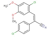 3-(2-chloro-4,5-dimethoxyphenyl)-2-(4-chlorophenyl)acrylonitrile