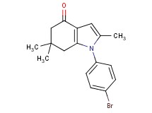 1-(4-bromophenyl)-2,6,6-trimethyl-1,5,6,7-tetrahydro-4H-indol-4-one