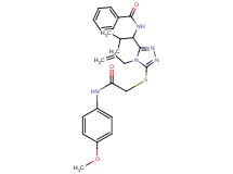 N-{1-[4-allyl-5-({2-[(4-methoxyphenyl)amino]-2-oxoethyl}thio)-4H-1,2,4-triazol-3-yl]-2-methylpropyl}benzamide
