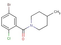 1-(5-bromo-2-chlorobenzoyl)-4-methylpiperidine