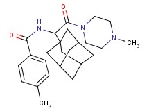 N-[1-(1-adamantyl)-2-(4-methyl-1-piperazinyl)-2-oxoethyl]-4-methylbenzamide