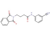 N-(3-cyanophenyl)-4-(1,3-dioxo-1,3-dihydro-2H-isoindol-2-yl)butanamide
