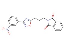 2-{3-[3-(3-nitrophenyl)-1,2,4-oxadiazol-5-yl]propyl}-1H-isoindole-1,3(2H)-dione
