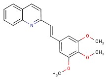 2-[2-(3,4,5-trimethoxyphenyl)vinyl]quinoline