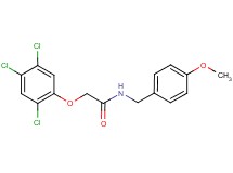 N-(4-methoxybenzyl)-2-(2,4,5-trichlorophenoxy)acetamide