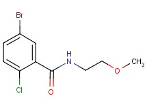 5-bromo-2-chloro-N-(2-methoxyethyl)benzamide