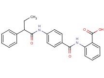 2-({4-[(2-phenylbutanoyl)amino]benzoyl}amino)benzoic acid