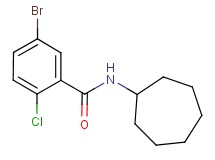 5-bromo-2-chloro-N-cycloheptylbenzamide