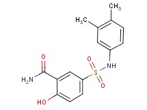 5-{[(3,4-dimethylphenyl)amino]sulfonyl}-2-hydroxybenzamide