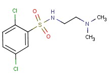 2,5-dichloro-N-[2-(dimethylamino)ethyl]benzenesulfonamide