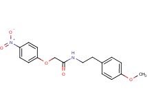 N-[2-(4-methoxyphenyl)ethyl]-2-(4-nitrophenoxy)acetamide