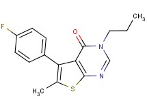 5-(4-fluorophenyl)-6-methyl-3-propylthieno[2,3-d]pyrimidin-4(3H)-one