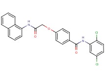 N-(2,5-dichlorophenyl)-4-[2-(1-naphthylamino)-2-oxoethoxy]benzamide