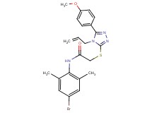 2-{[4-allyl-5-(4-methoxyphenyl)-4H-1,2,4-triazol-3-yl]thio}-N-(4-bromo-2,6-dimethylphenyl)acetamide
