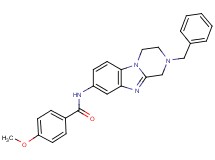 N-(2-benzyl-1,2,3,4-tetrahydropyrazino[1,2-a]benzimidazol-8-yl)-4-methoxybenzamide