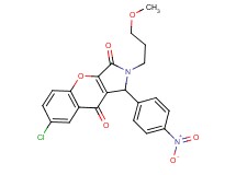 7-chloro-2-(3-methoxypropyl)-1-(4-nitrophenyl)-1,2-dihydrochromeno[2,3-c]pyrrole-3,9-dione