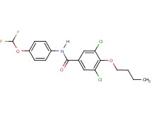 4-butoxy-3,5-dichloro-N-[4-(difluoromethoxy)phenyl]benzamide