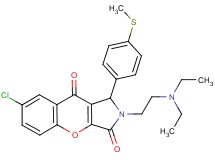 7-chloro-2-[2-(diethylamino)ethyl]-1-[4-(methylthio)phenyl]-1,2-dihydrochromeno[2,3-c]pyrrole-3,9-dione