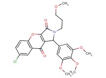 7-chloro-2-(3-methoxypropyl)-1-(3,4,5-trimethoxyphenyl)-1,2-dihydrochromeno[2,3-c]pyrrole-3,9-dione