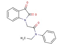2-(2,3-dioxo-2,3-dihydro-1H-indol-1-yl)-N-ethyl-N-phenylacetamide
