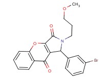 1-(3-bromophenyl)-2-(3-methoxypropyl)-1,2-dihydrochromeno[2,3-c]pyrrole-3,9-dione