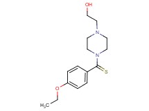 2-{4-[(4-ethoxyphenyl)carbonothioyl]-1-piperazinyl}ethanol
