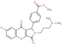 methyl 4-{7-chloro-2-[3-(dimethylamino)propyl]-3,9-dioxo-1,2,3,9-tetrahydrochromeno[2,3-c]pyrrol-1-yl}benzoate