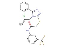 2-{[4-allyl-5-(2-chlorophenyl)-4H-1,2,4-triazol-3-yl]thio}-N-[3-(trifluoromethyl)phenyl]acetamide