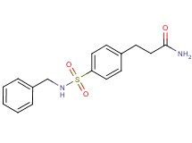 3-{4-[(benzylamino)sulfonyl]phenyl}propanamide