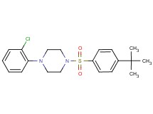 1-[(4-tert-butylphenyl)sulfonyl]-4-(2-chlorophenyl)piperazine