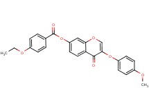 3-(4-methoxyphenoxy)-4-oxo-4H-chromen-7-yl 4-ethoxybenzoate