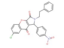 7-chloro-1-(4-nitrophenyl)-2-(2-phenylethyl)-1,2-dihydrochromeno[2,3-c]pyrrole-3,9-dione