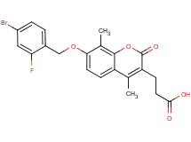 3-{7-[(4-bromo-2-fluorobenzyl)oxy]-4,8-dimethyl-2-oxo-2H-chromen-3-yl}propanoic acid