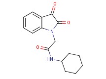 N-cyclohexyl-2-(2,3-dioxo-2,3-dihydro-1H-indol-1-yl)acetamide