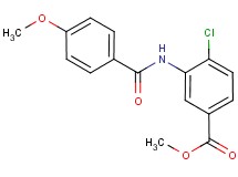 methyl 4-chloro-3-[(4-methoxybenzoyl)amino]benzoate