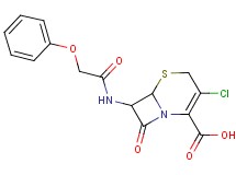 3-chloro-8-oxo-7-[(phenoxyacetyl)amino]-5-thia-1-azabicyclo[4.2.0]oct-2-ene-2-carboxylic acid