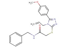 2-{[4-allyl-5-(4-methoxyphenyl)-4H-1,2,4-triazol-3-yl]thio}-N-benzylacetamide