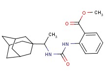methyl 2-[({[1-(1-adamantyl)ethyl]amino}carbonyl)amino]benzoate