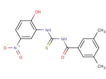 N-{[(2-hydroxy-5-nitrophenyl)amino]carbonothioyl}-3,5-dimethylbenzamide