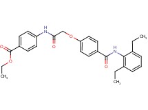 ethyl 4-{[(4-{[(2,6-diethylphenyl)amino]carbonyl}phenoxy)acetyl]amino}benzoate