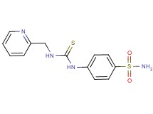 4-({[(2-pyridinylmethyl)amino]carbonothioyl}amino)benzenesulfonamide