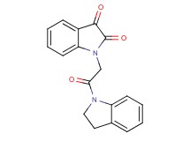 1-[2-(2,3-dihydro-1H-indol-1-yl)-2-oxoethyl]-1H-indole-2,3-dione