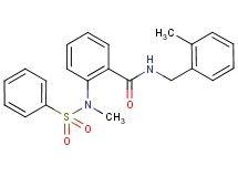 N-(2-methylbenzyl)-2-[methyl(phenylsulfonyl)amino]benzamide