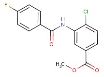 methyl 4-chloro-3-[(4-fluorobenzoyl)amino]benzoate